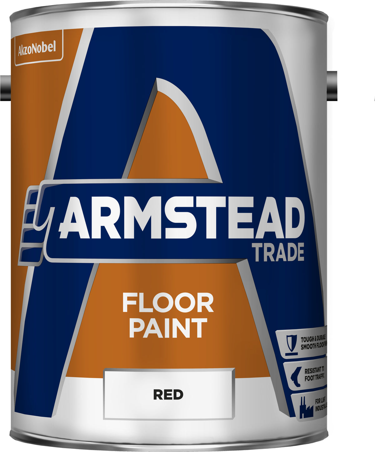 Armstead Trade Floor Paint Red 5L