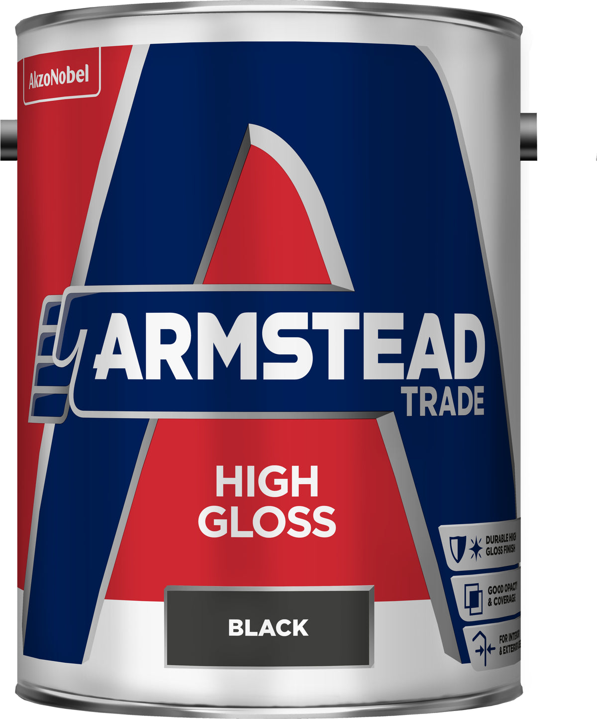 Armstead Trade High Gloss Black 5L