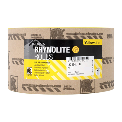 Indasa Rhynolite Yellowline Roll 115mm x 50m P40