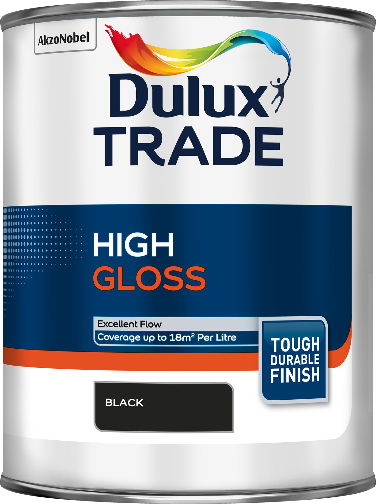 Dulux Trade High Gloss Black 1L