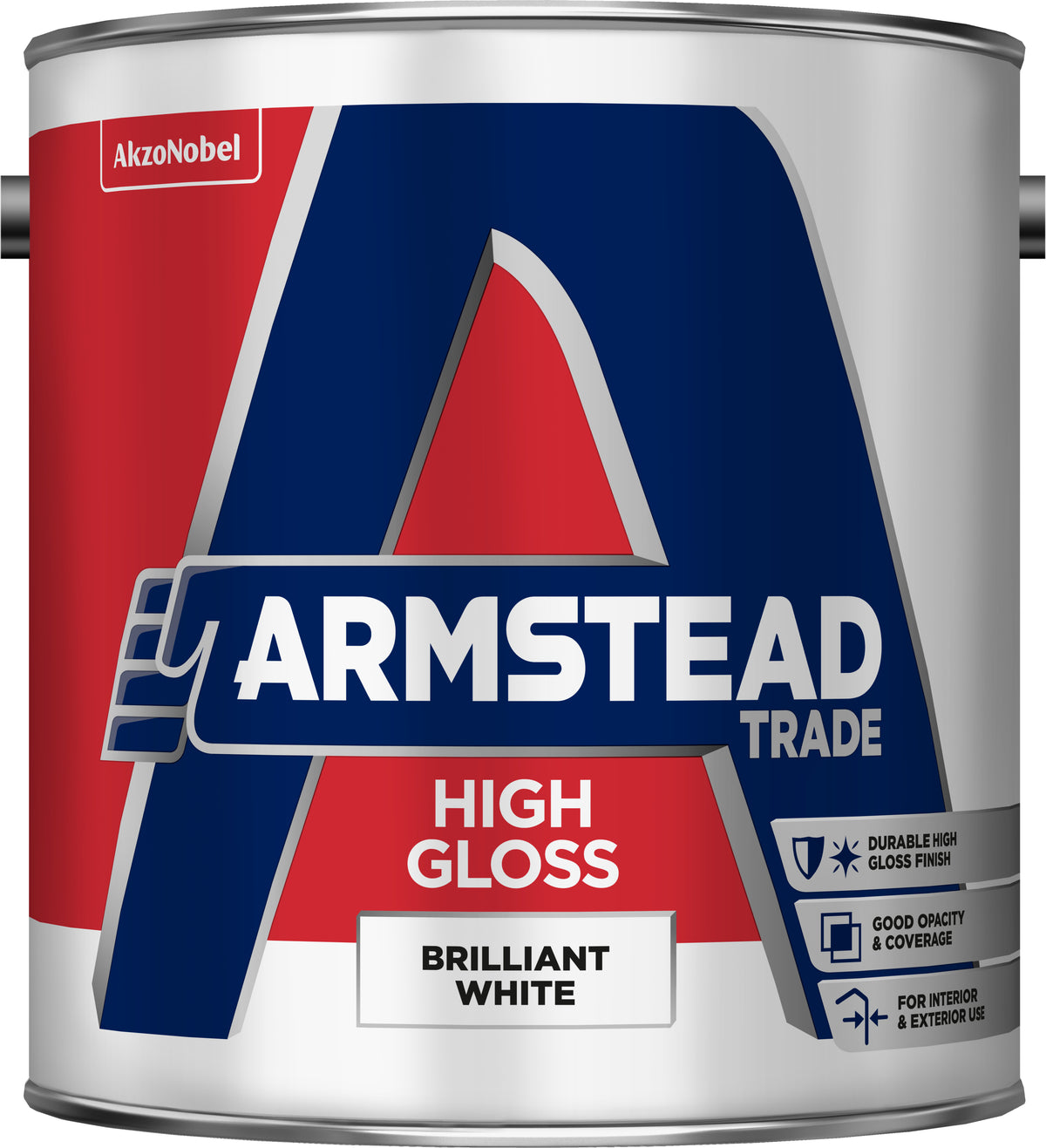 Armstead Trade High Gloss Brilliant White 2.5L