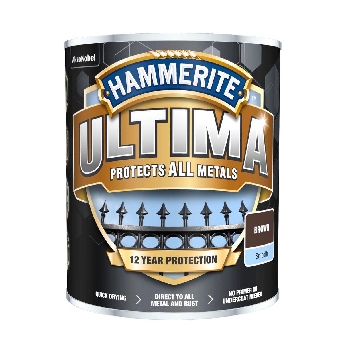 Hammerite Ultima Smooth Brown 750ml