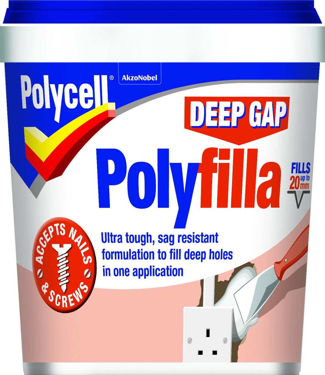 Polycell Deep Gap Polyfilla 1L