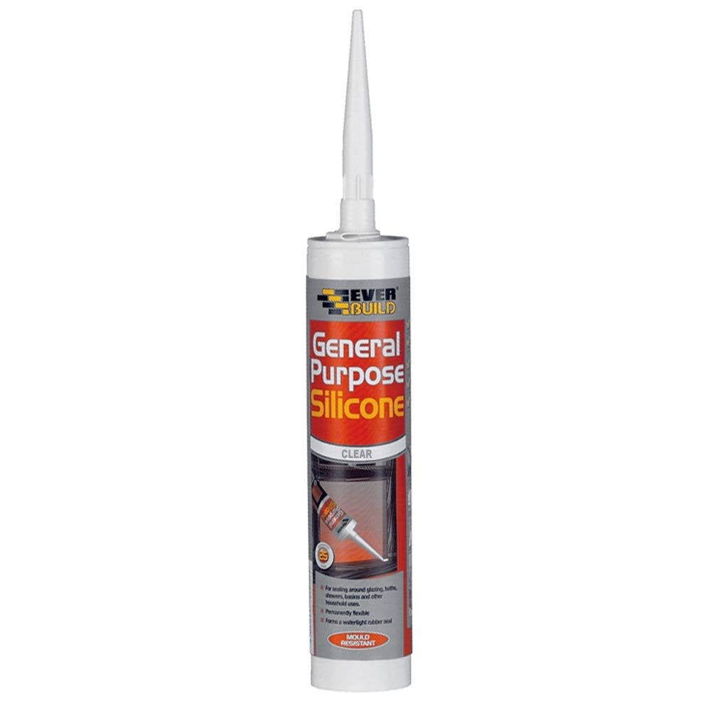 Everbuild General Purpose Silicone Clear 290ml
