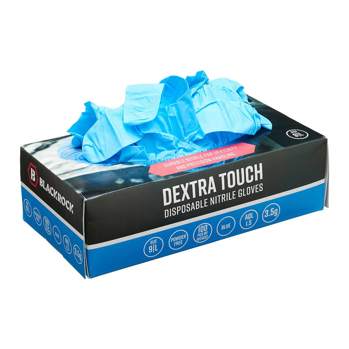 Blackrock Dextra Touch Disposable Nitrile Gloves Extra Large (100)