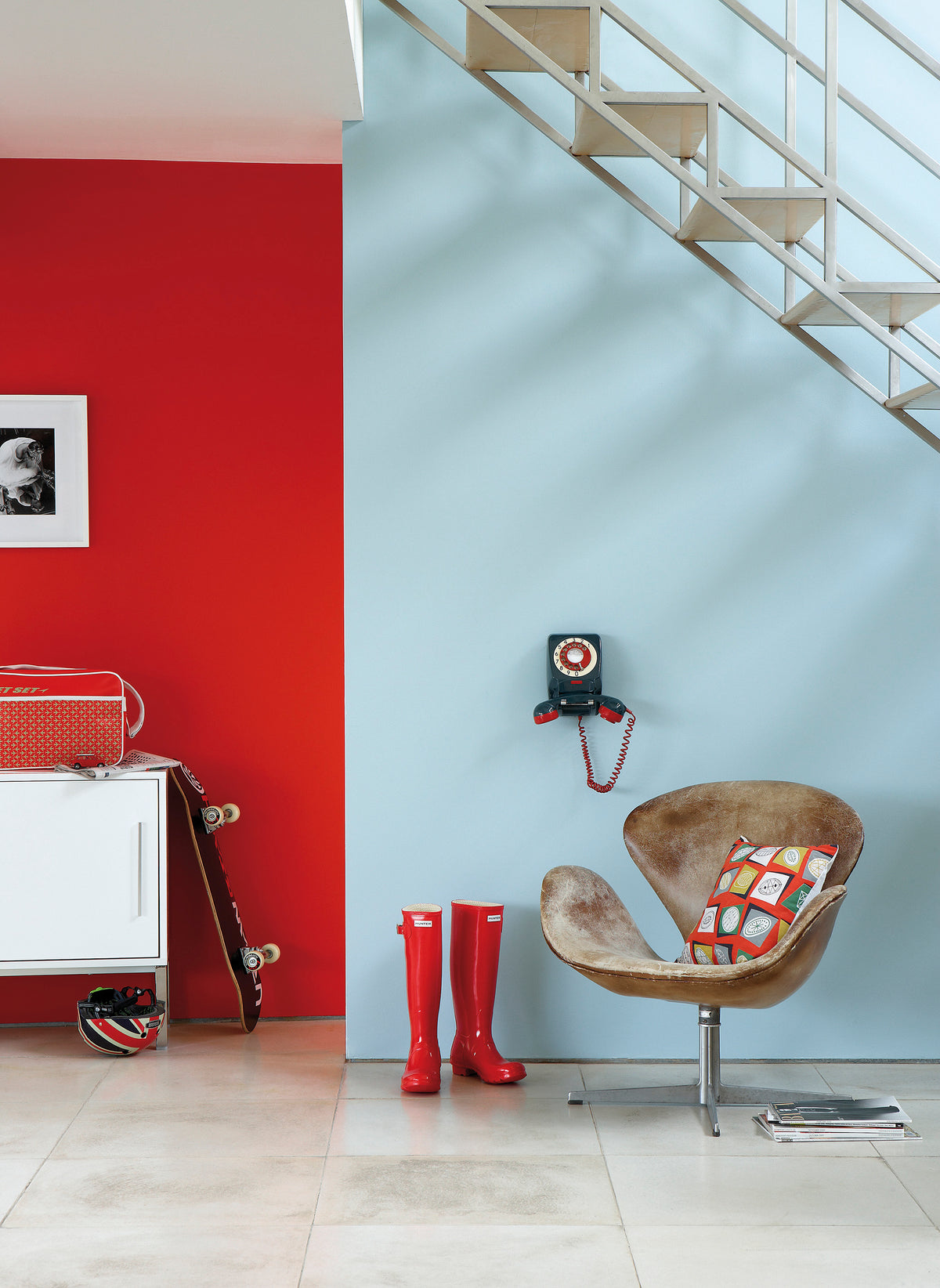 Little Greene Atomic Red 190