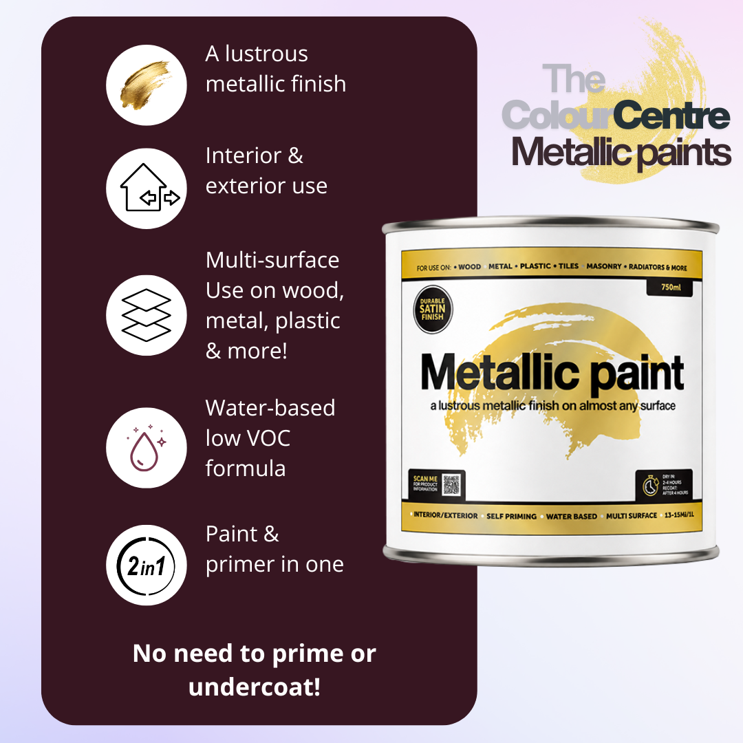 Colour Centre Metallics Gunmetal No.3