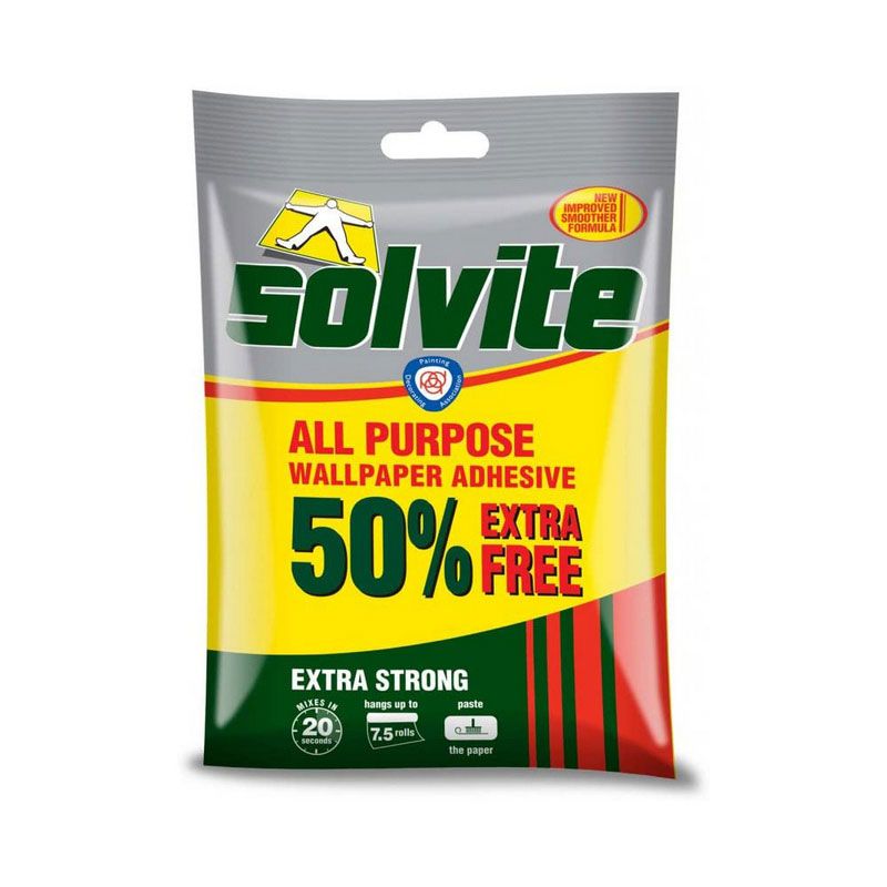 Solvite All Purpose Wallpaper Adhesive (7.5 Rolls)
