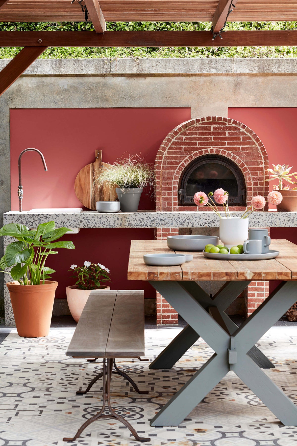 Little Greene Tuscan Red 140