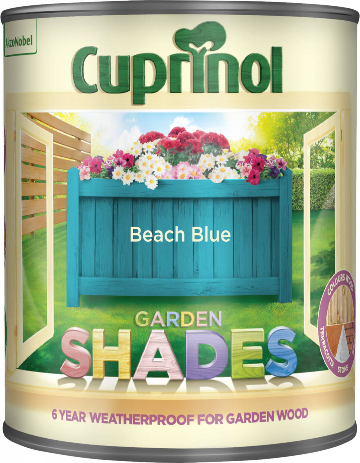 Cuprinol Garden Shades Beach Blue 1L