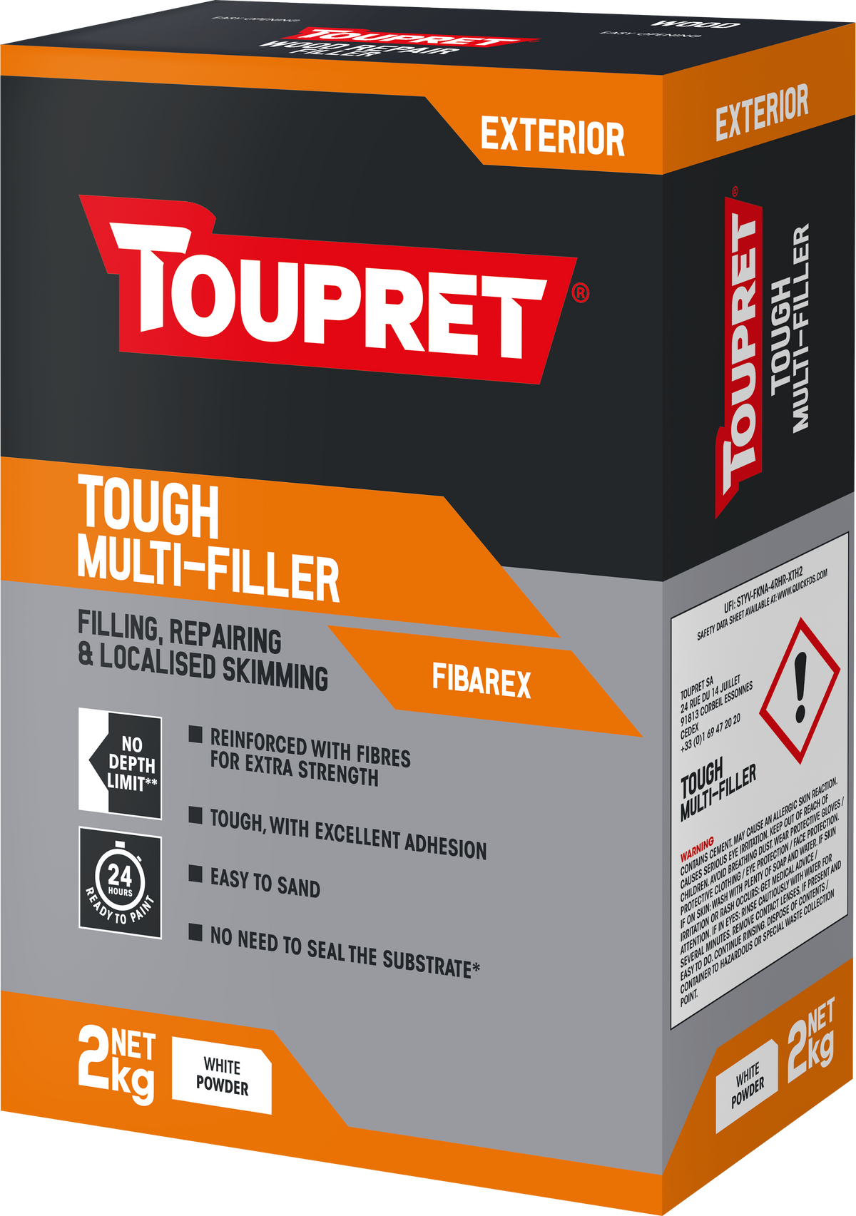 Toupret Tough Multi-Filler (Fibarex) 2kg