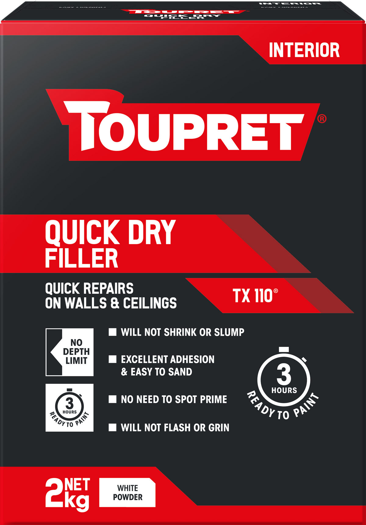 Toupret Quick Dry Filler (TX 110) 2kg