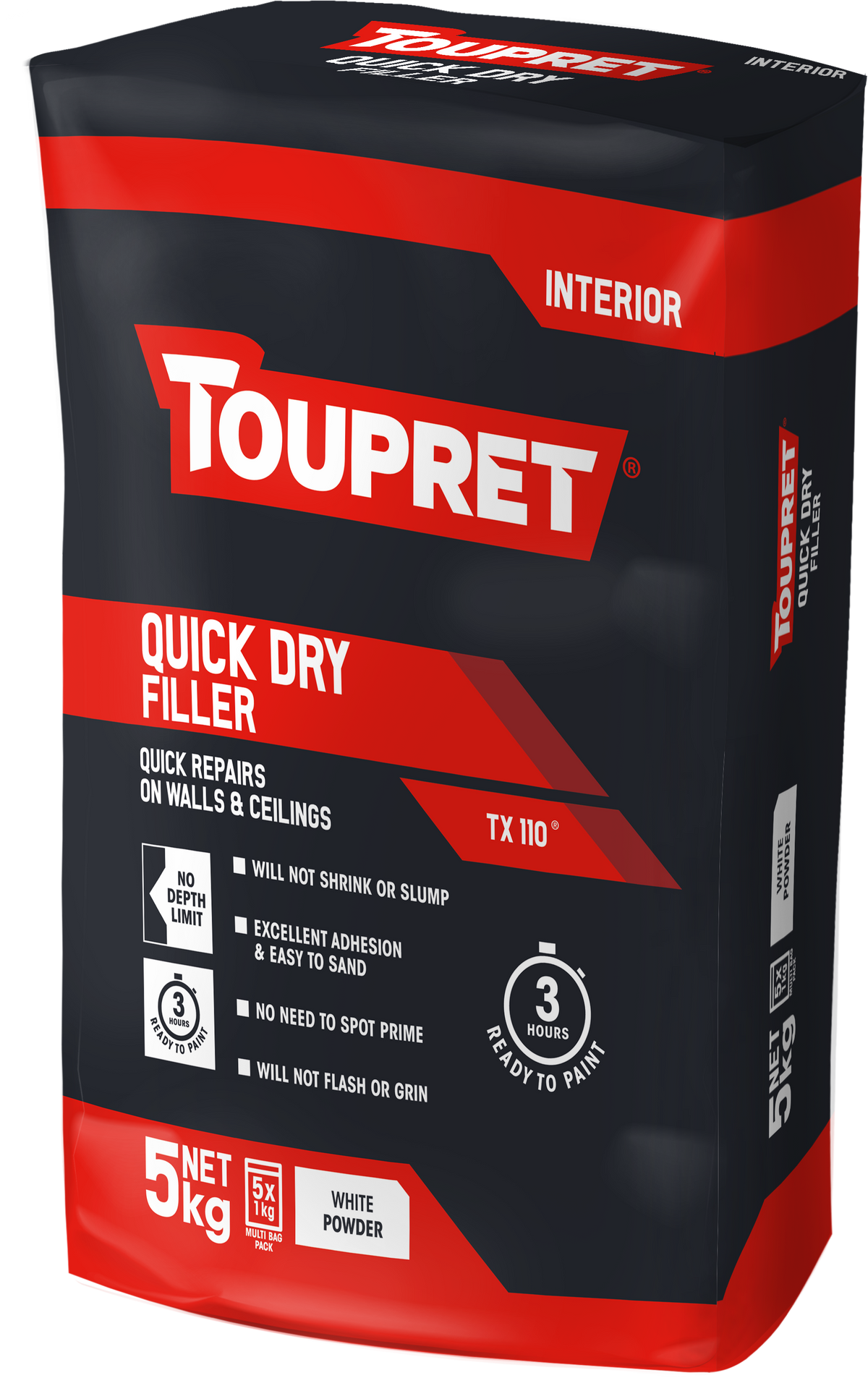 Toupret Quick Dry Filler (TX 110) 5x 1kg bag in bag