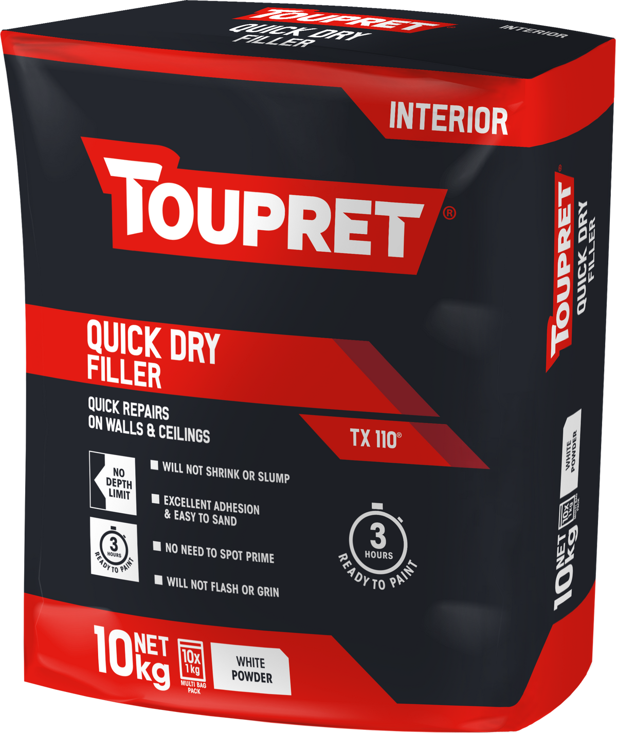 Toupret Quick Dry Filler (TX 110) 10x 1kg bag in bag