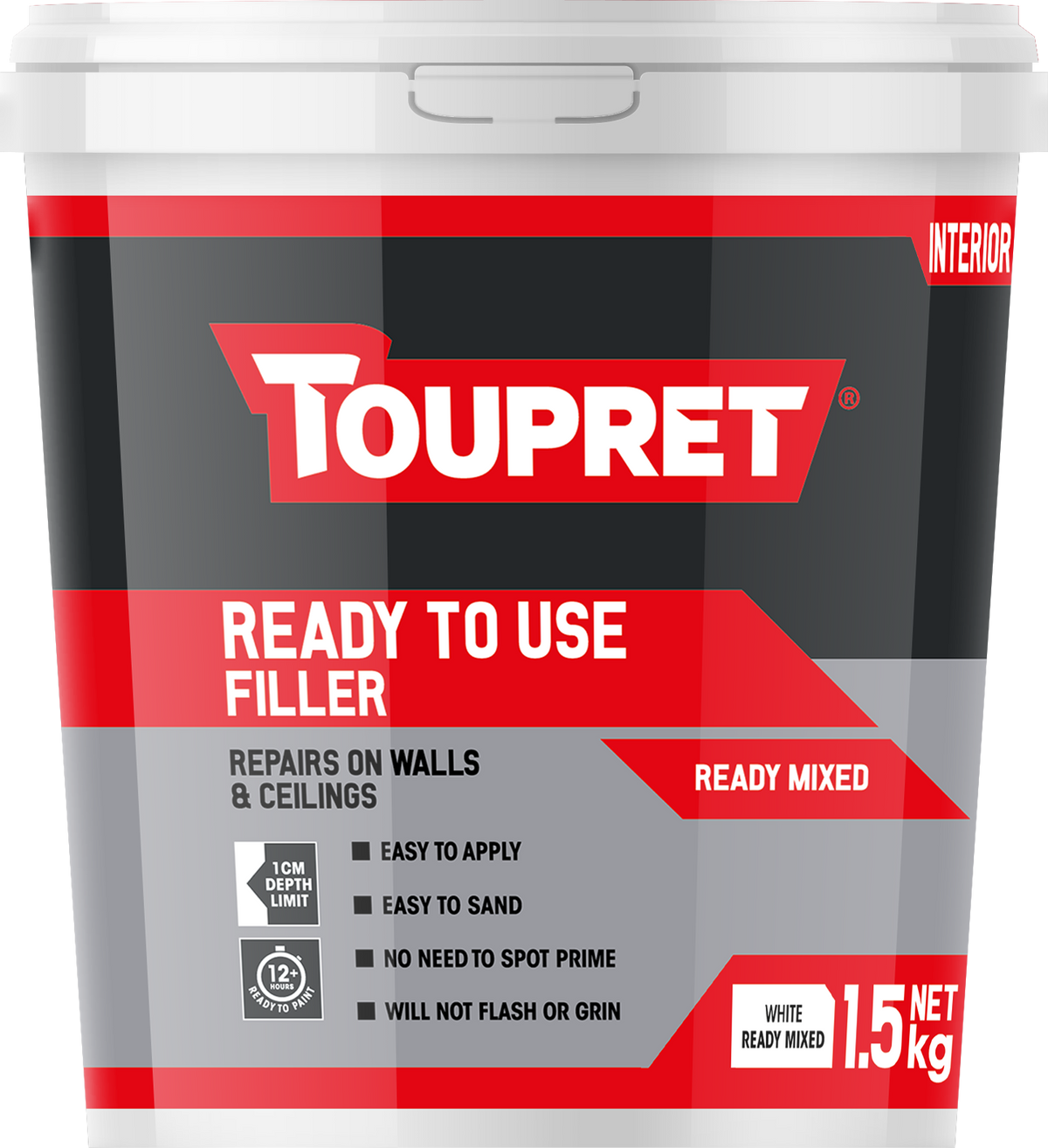 Toupret Ready to Use Filler (Ready Mixed) 1.5kg