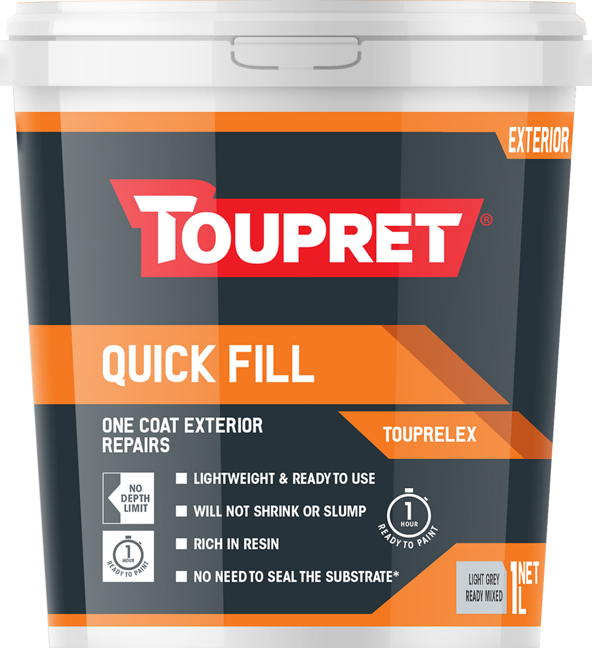 Toupret Quick Fill (Touprelex, Ready Mixed) 1L